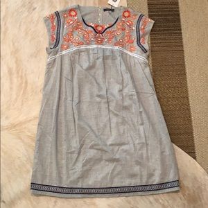 NWT THML size L embroidered dress